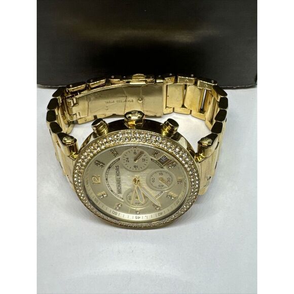 Michael Kors Parker MK5354 Women\'s Gold Stainless Steel Analog Dial Watch JNA212 main image 6